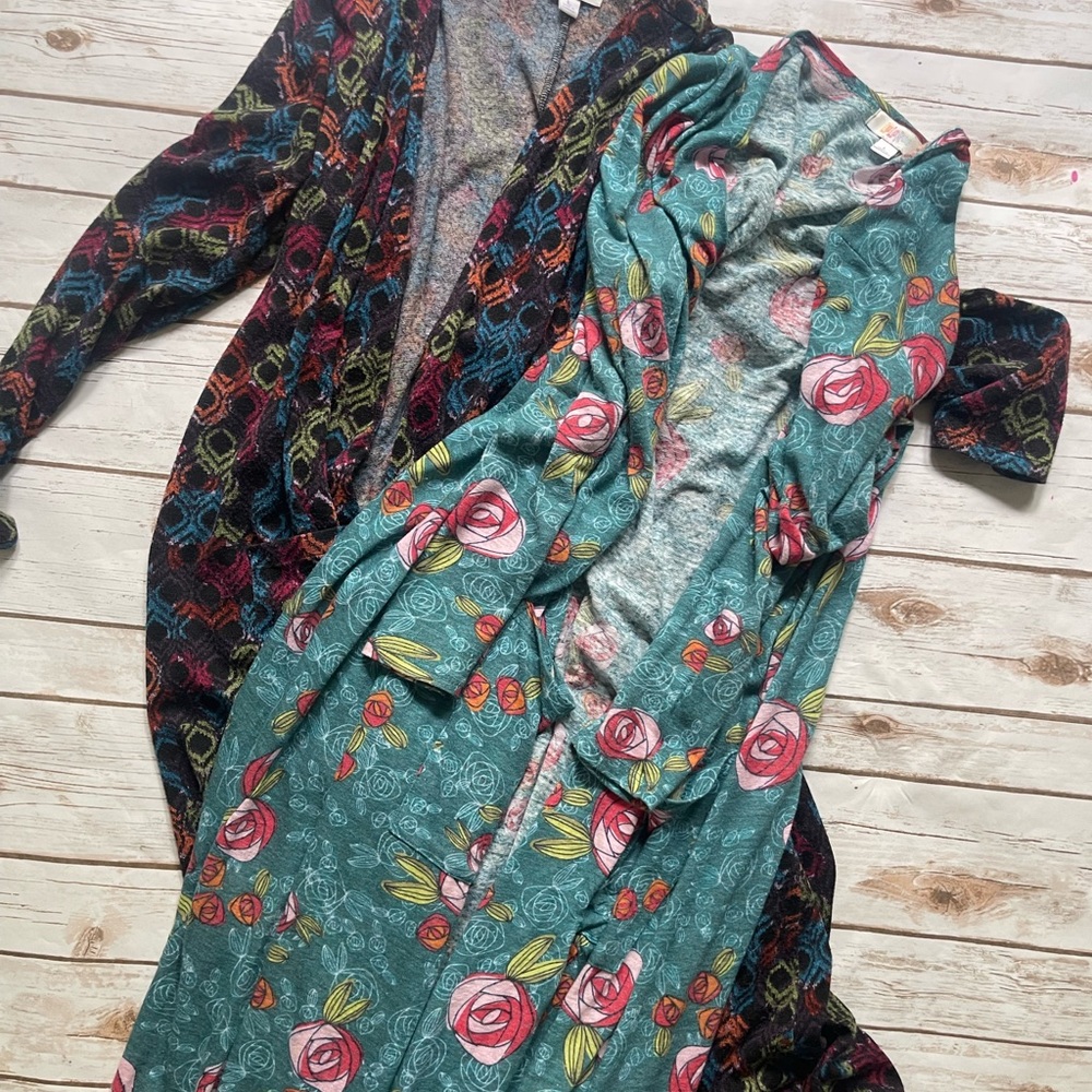Two Lularoe cardigans